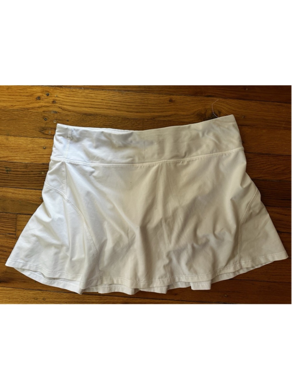 Lululemon Skirt Women 8 White Circuit Breaker Pleated Short Liner Skort Tennis - Picture 5 of 9